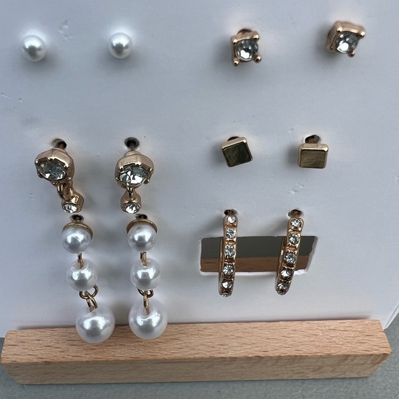 Dainty Luxury 5-Pack Stud Earring Set – Forever 21 NWT - Picture 4 of 4